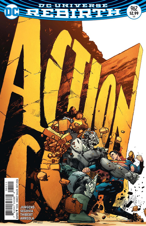 Action Comics #962 cover by Clay Mann, Alejandro Sanchez, and Dan Jurgens
